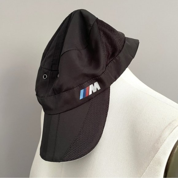 BMW Other - BMW M Motorsport Black Adjustable Flat Cap - O/S, Unisex